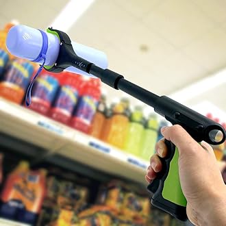 Grabber Reacher Tool 19 Inch Long, Foldable Pick Up Stick - Strong Grip Magnetic Tip - Heavy Duty Trash Picker Claw Reacher Grabber Tool Elderly Wheelchair Mobility Aid (Green)