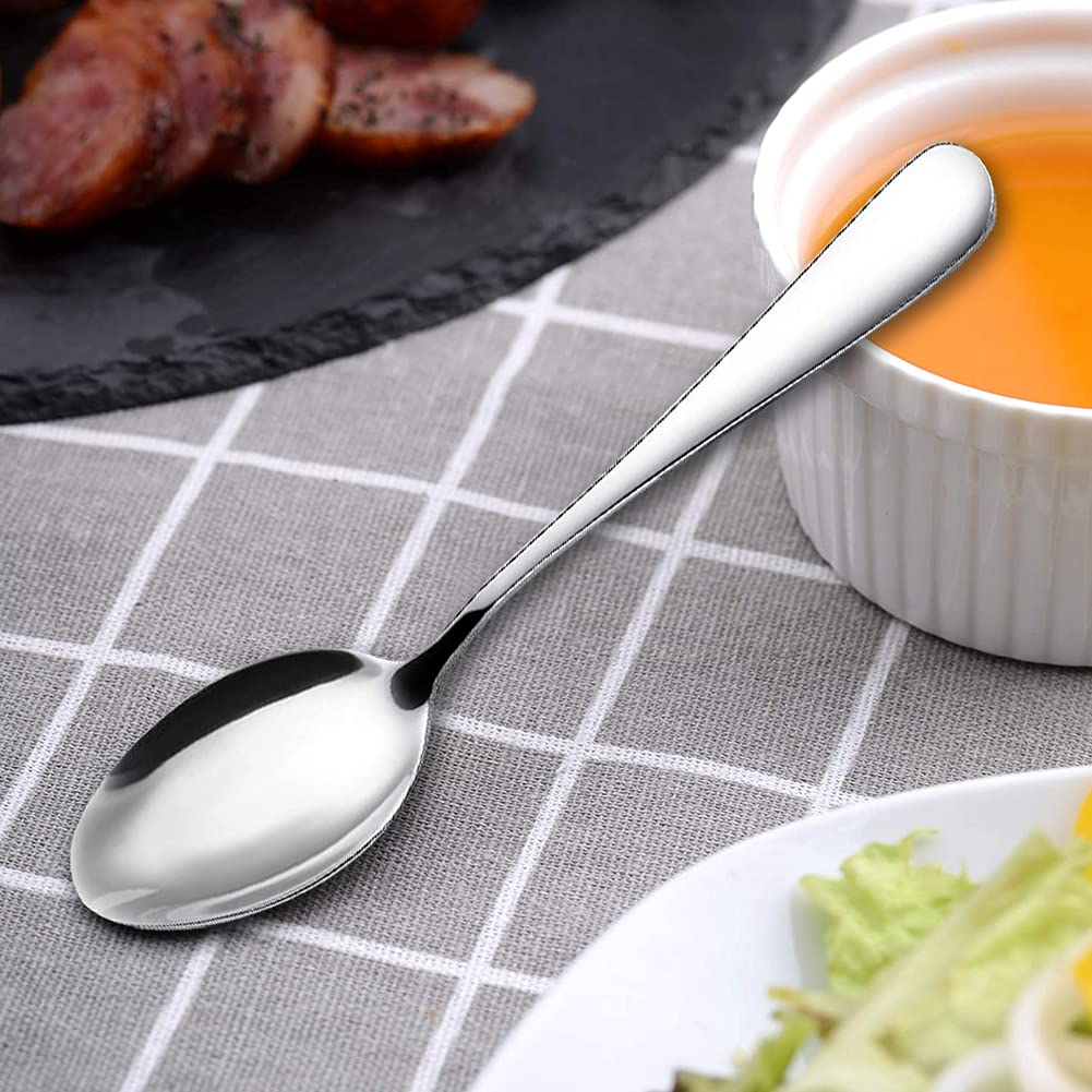 Set 8 Cucchiaini Da Caffè In Acciaio Inox - Mini Cucchiaini Per Tè E Dessert - Foto 2