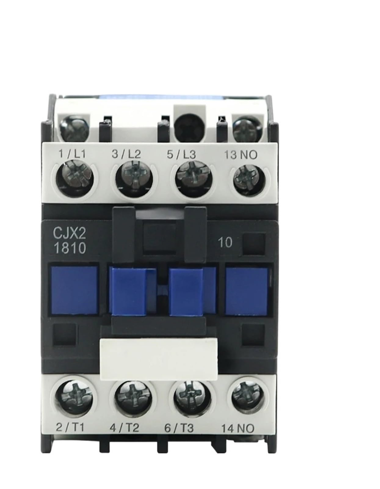 CJX2-1810 LC1 stycznik AC 18 A, 3-fazowy, 3-biegunowy, bez napięcia cewki 380 V, 220 V, 110 V, 36 V, 24 V, 50/60 Hz, montaż na szynie DIN 3P + 1NO normalnie otwarty | AC (AC 380 V)