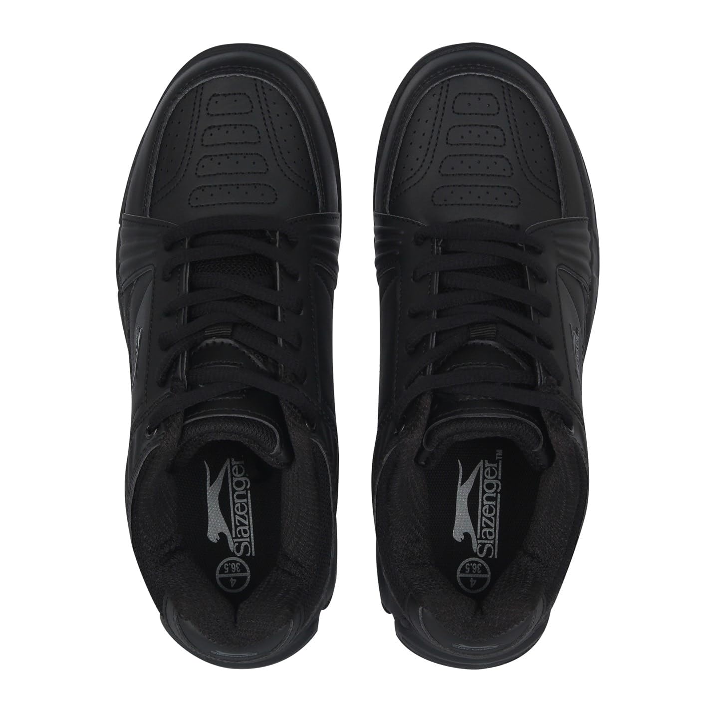 Slazenger Dziecięce buty tenisowe sneakersy Low Top, wielokolorowa - czarny - 38 EU