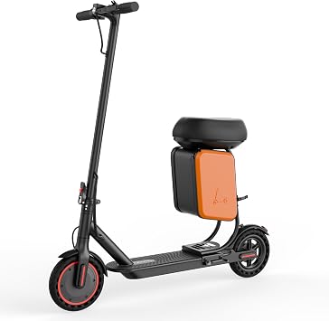 Qlaway 8.5 Electric Scooter for Adults, 19MPH, 700W Peak Motor, 15/22 Miles Long Range, Dual Braking System, Smart APP, Portable & Foldable Adult Escooter for Daily Commuting & Short Trips