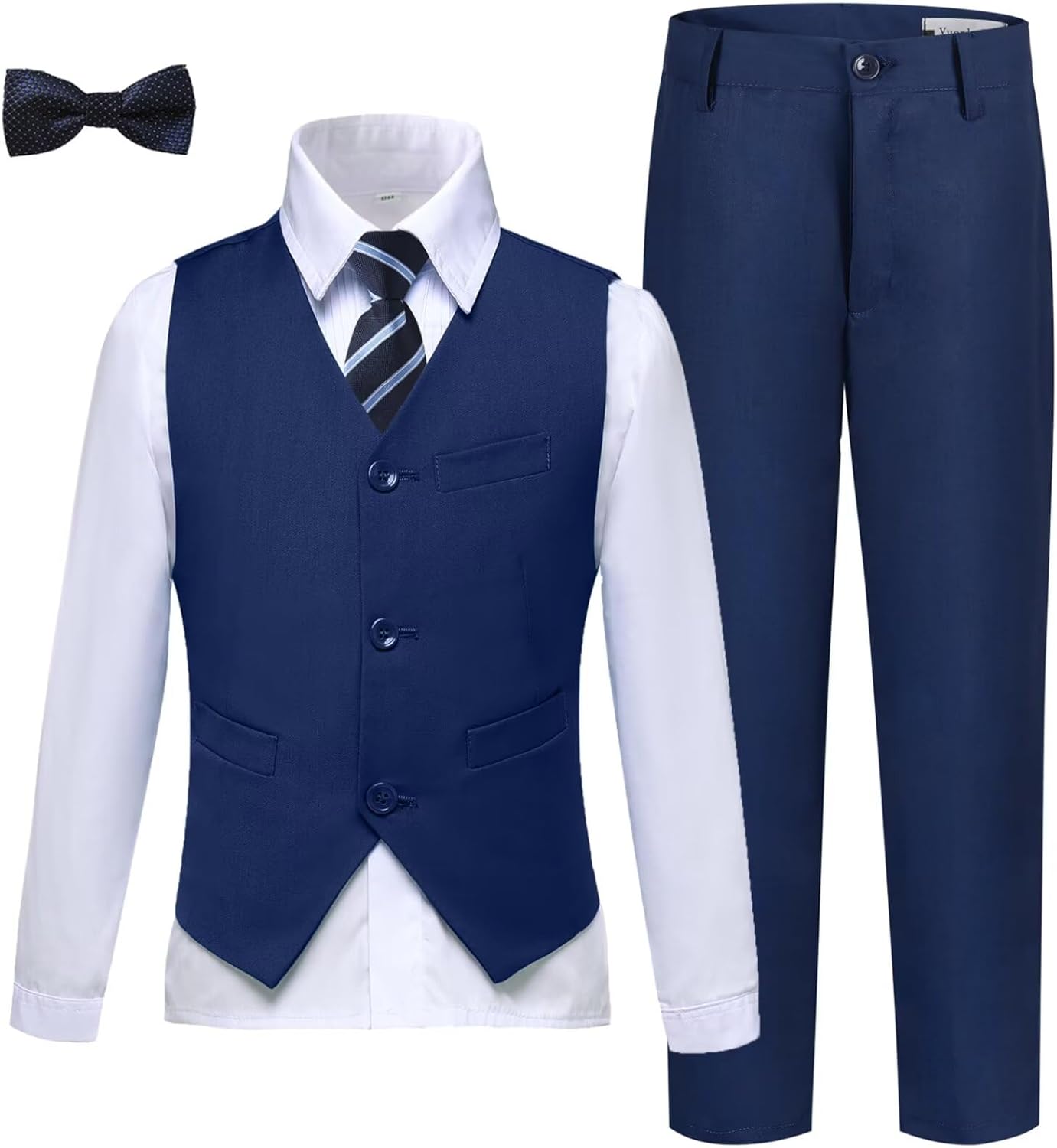 Boys Suits Slim Fit Toddler Tuxedo Suit Set for Teen Boys Communion Dress Clothes Kids Wedding Ring Bearer Outfit