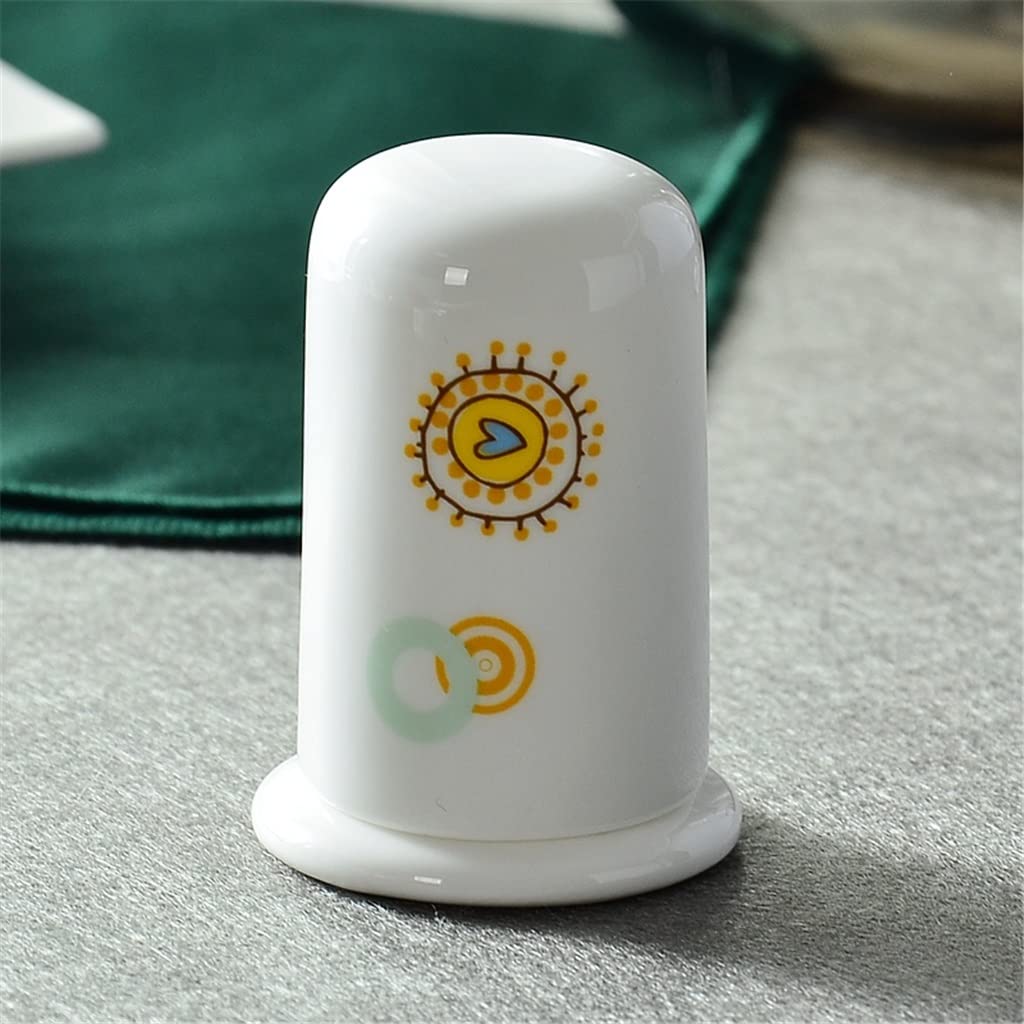 AYCDL Bone china toothpick dispenser cartoon design toothpick ceramic box dining table decoration toothpick box Toothpicks