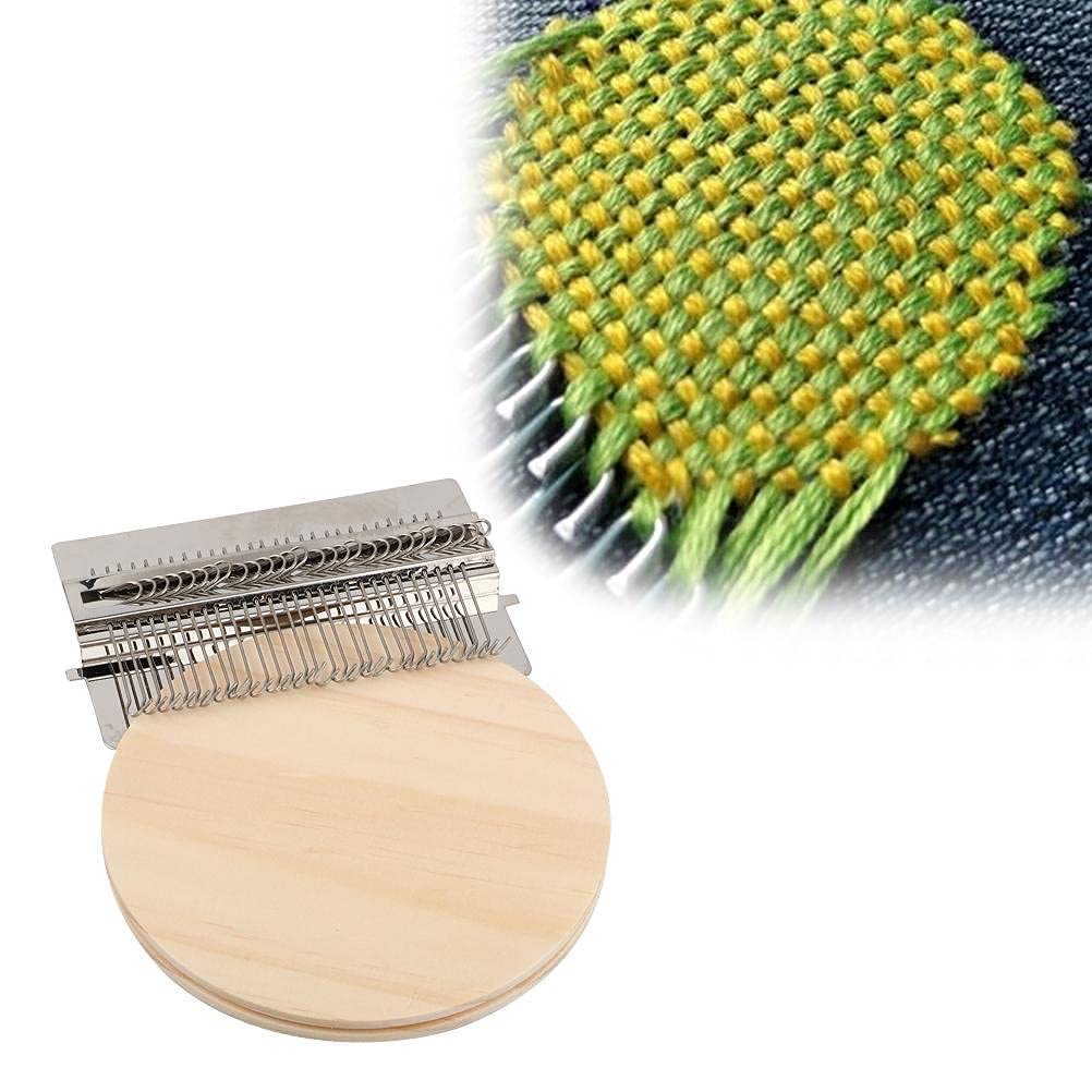 Mini Telaio da Rammendo Speedweve Type Weve Tool, Kit Telaio per Tessitura Piccolo, per Rammendare Rapidamente Jeans, Riparare Abiti, Arti di Tessitura Fai-da-te, Telaio da