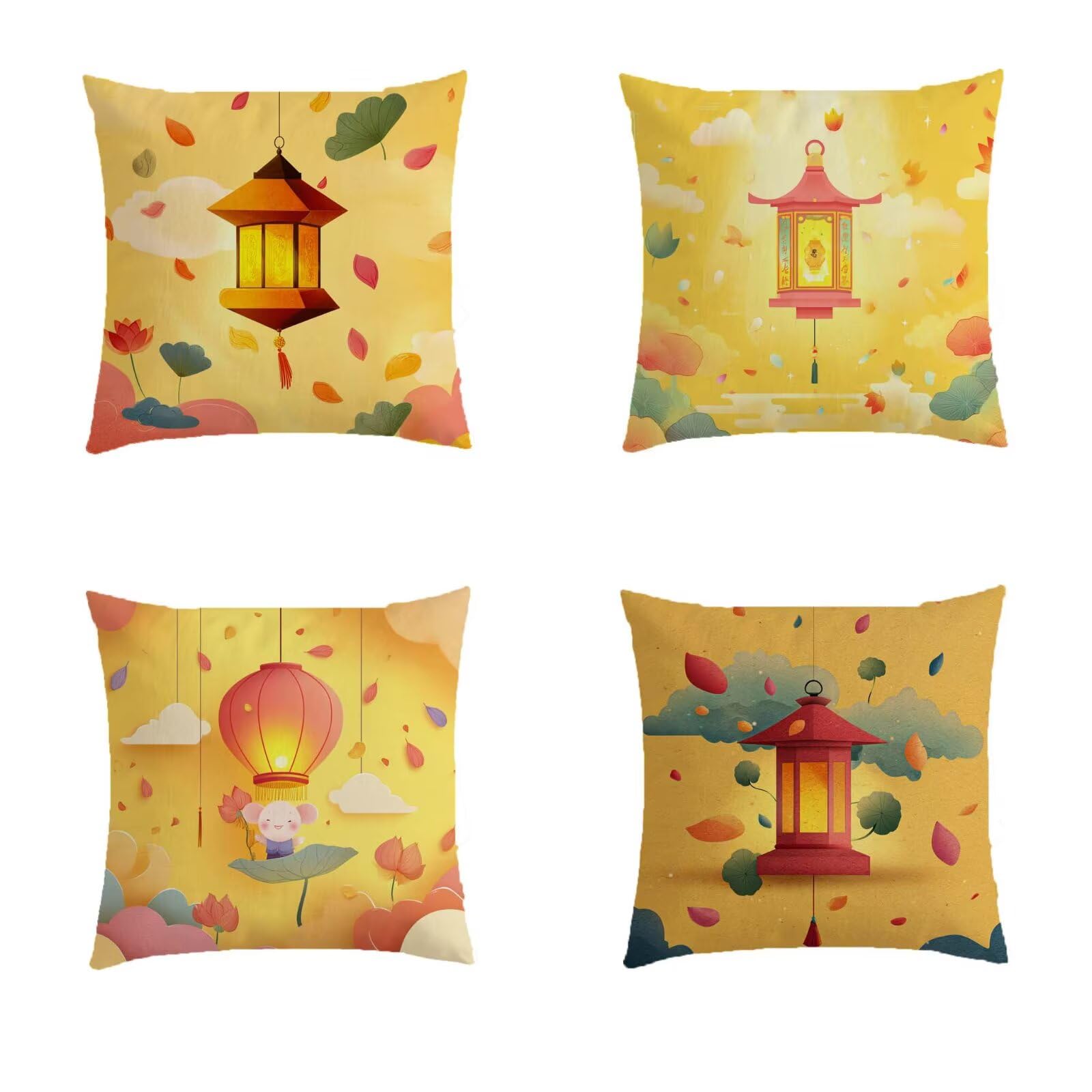 Housse coussin 45x45cm impermeable et resistant pour jardin