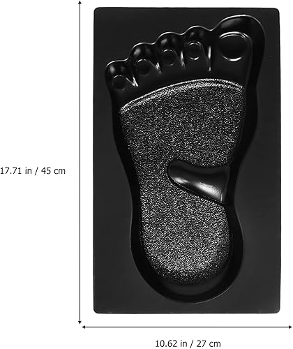 Miniatura 9 de ERINGOGO Molde de pavimentación de piedra escalonada, losas de pies 3D, moldes de cemento de hormigón reutilizables, decoración de estatua de