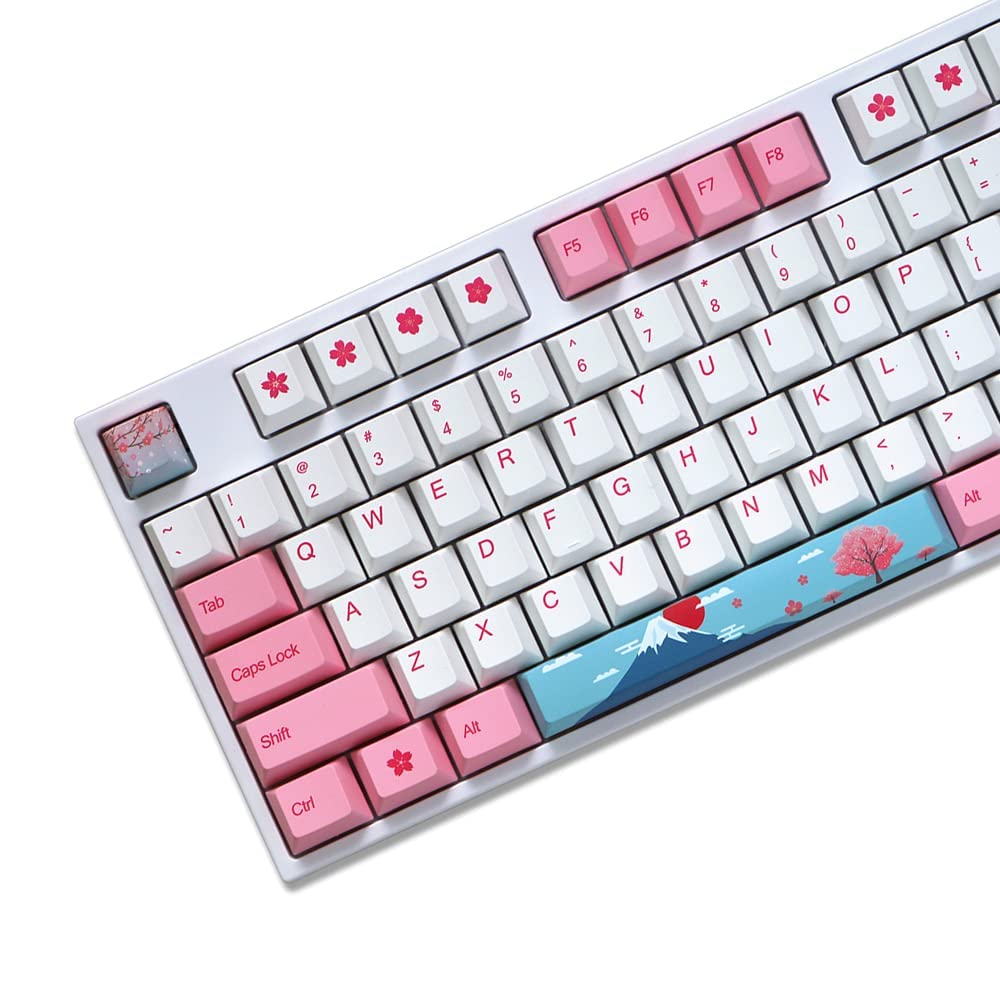Cherry Profiles Keycaps PBT Dye-Sublimated Cherry Profile for Filco/Duck/Ikbc MX Switch Mechanical K