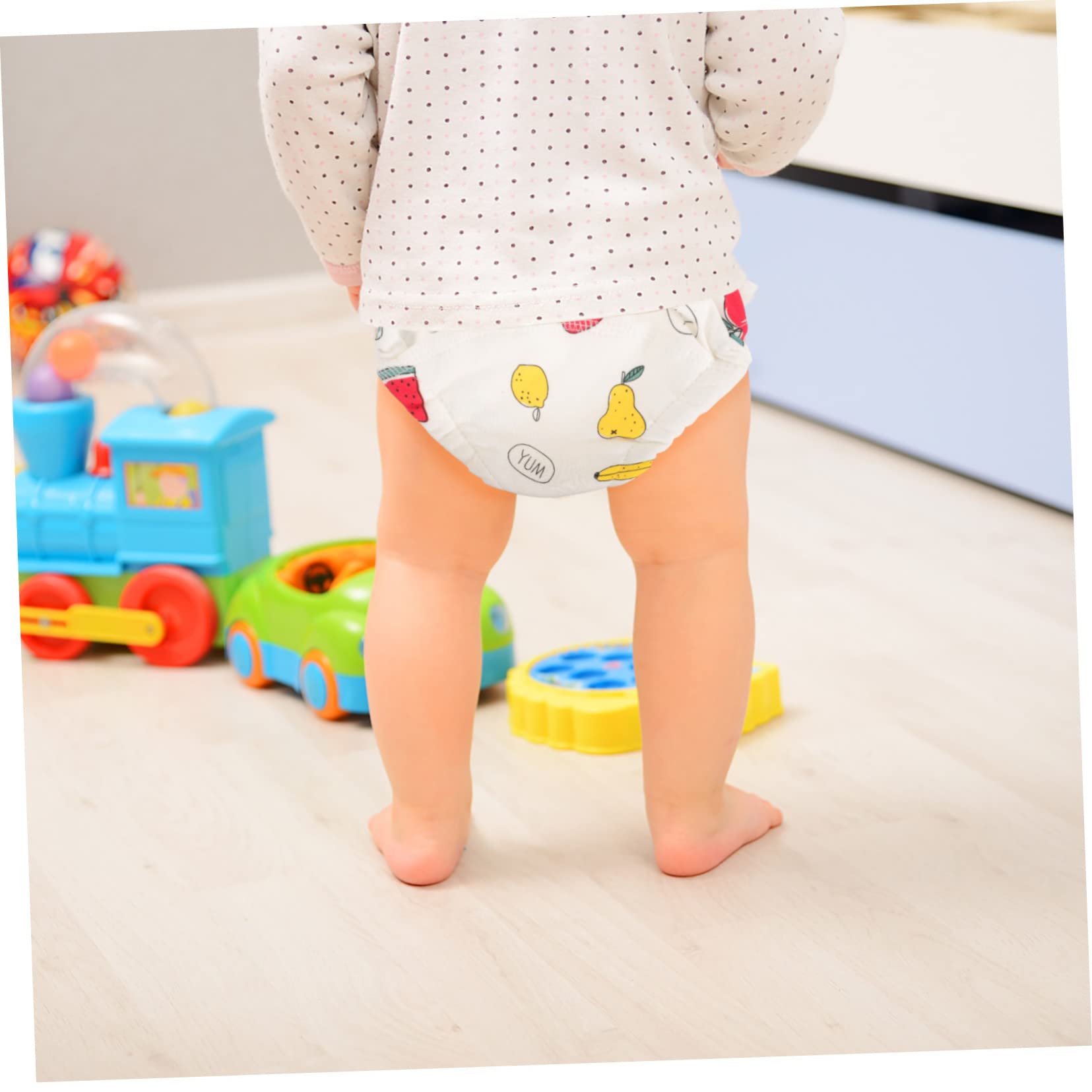 PACKOVE 6stücke Wiederverwendbare Baumwoll-trainingshose Für Junge Mädchen Waschbare Windelhosen Bequeme Und Atmungsaktive Unterwäsche Für Kleinkinder Für Töpfchentraining