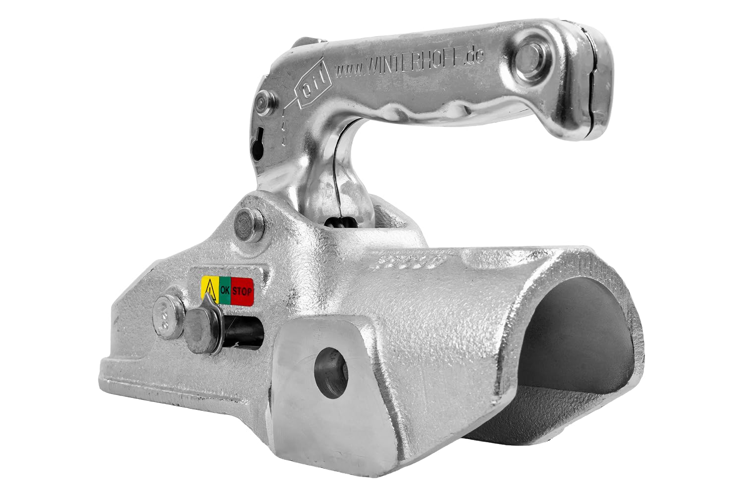 Winterhoff Enganche de Bola WW 350 para Remolque de 3500 kg y Tubo 50 mm