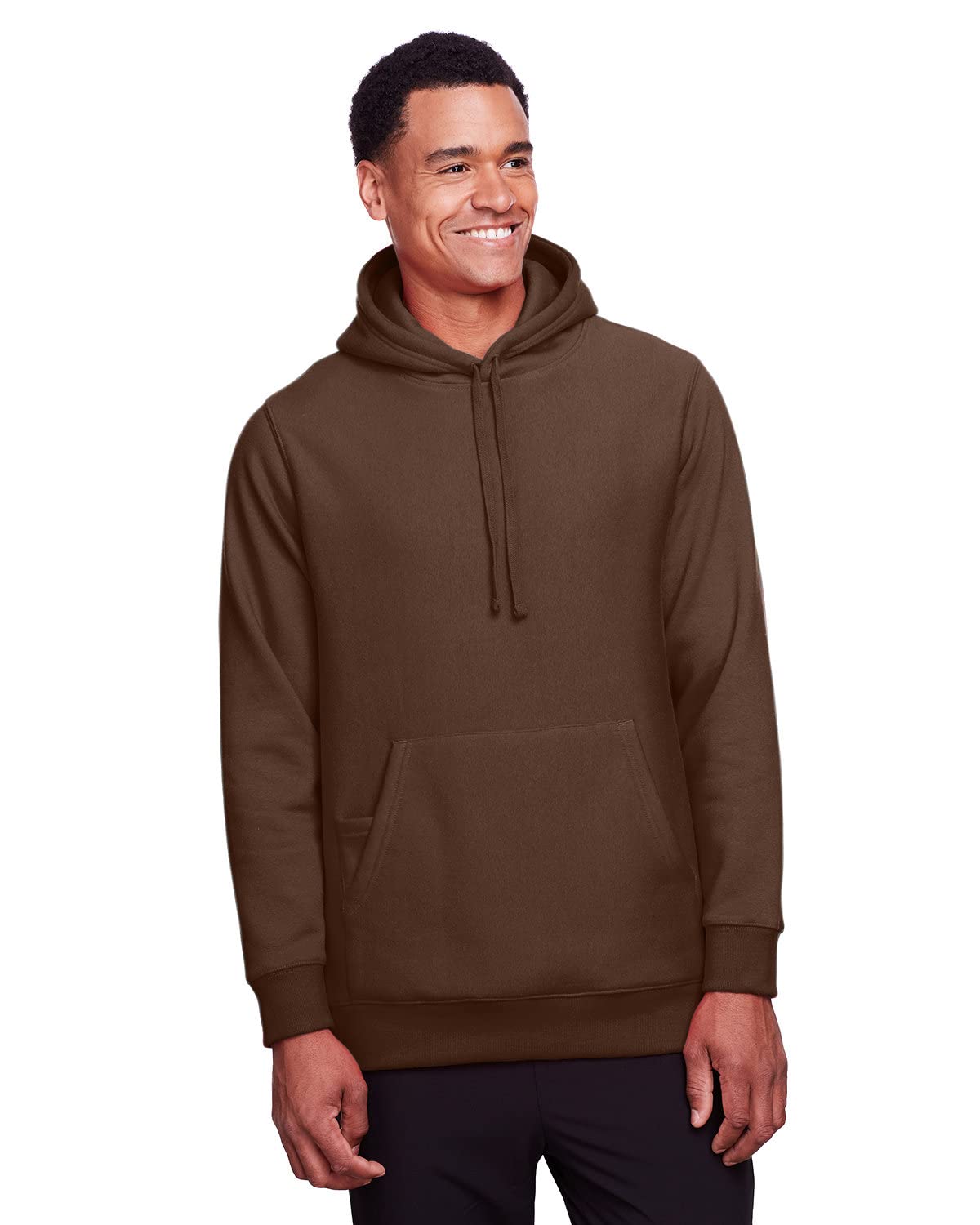 TEAM 365 Zone HydroSport Heavyweight Pullover Hooded Sweatshirt (TT96) Sport Dark Brown, 5XL