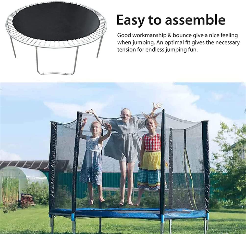CIRONI Trampoline Jumping Cloth,Trampoline Mat Replacement, Fits 8ft 10ft 12ft Frame, with 48 or 64 or 72 V-Rings Fits 5.5 Inch Spring