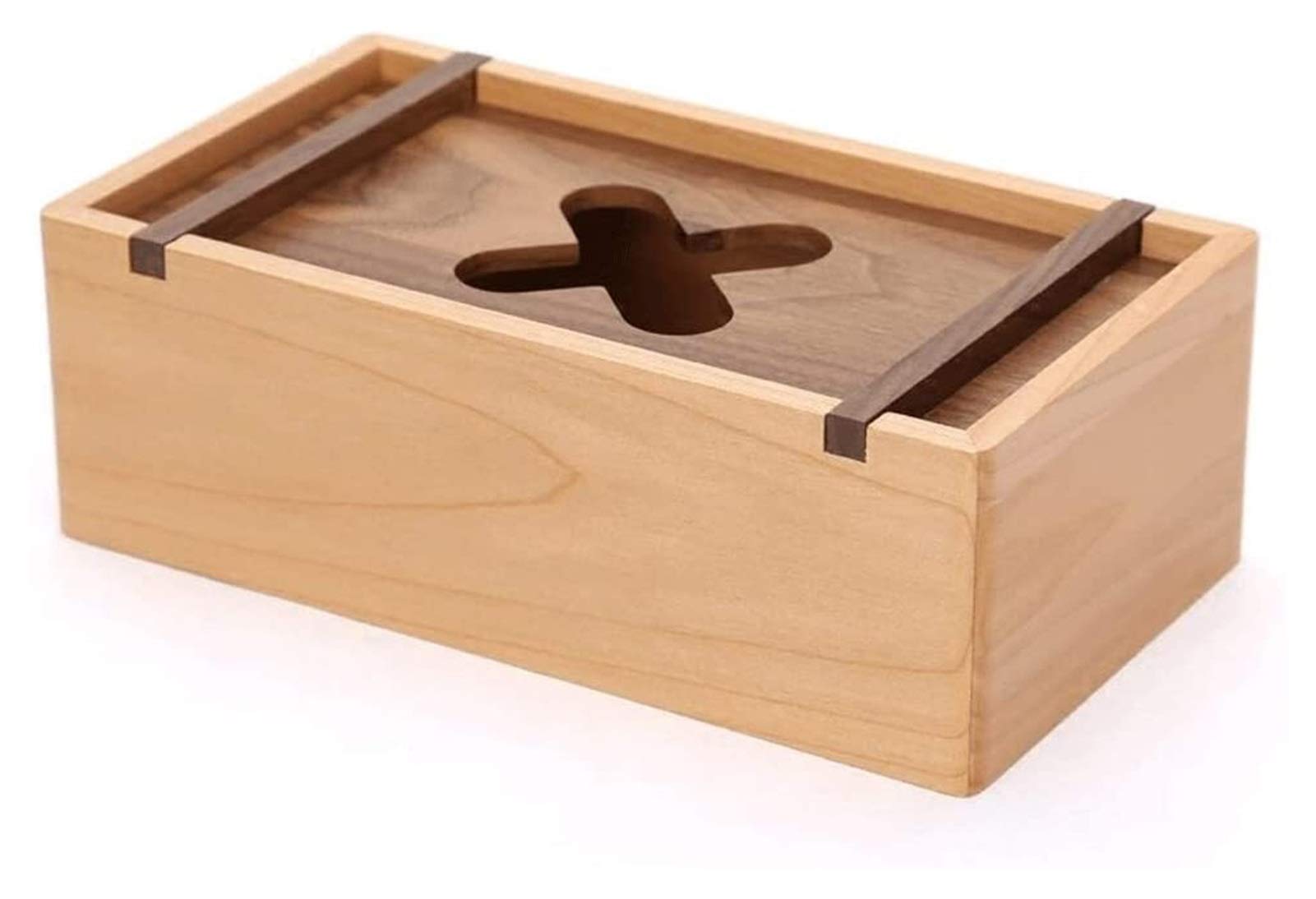Dispensador de pañuelos de cerámica, dispensador de pañuelos faciales, Porta Mantel con Cubierta Cruzada, dispensador de pañuelos, servilletero for Mesa, Sala de Estar, servilleta de 24 cm