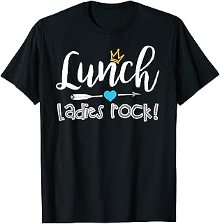 Lunch Ladies Rock! Lunch Lady Squad - Back To School Gift T-Shirt