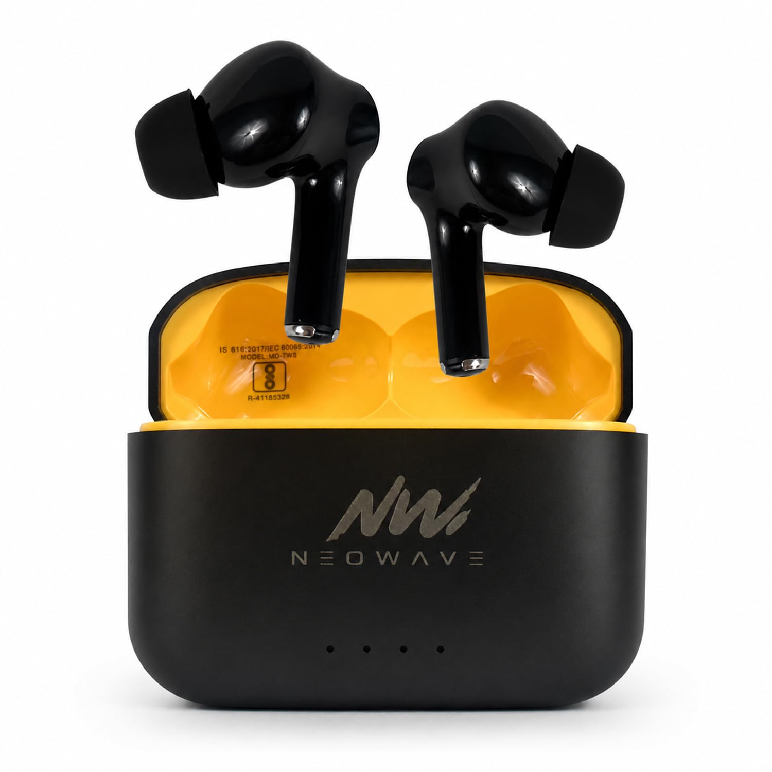 Bluetooth 5.3 True Wireless Earbuds with ENC Noise Cancellation, Up to 72 Hours Total Playback, Deep Bass Stereo Sound, USB Type-C Fast Charging, Touch Control Earbuds Black-picture-40