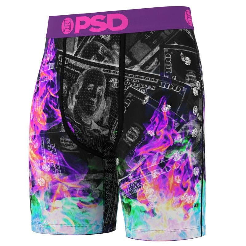 PSD Men's Boxer Briefs - Money Hype 3 Pack, 7 Inch Inseam, Stretchy Moisture-Wicking Boxer Briefs for Men Pack, X-Large4