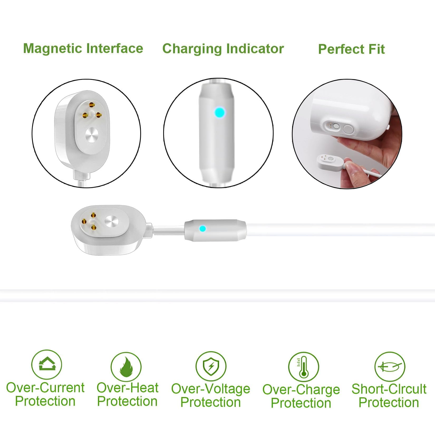Aggiornato, con avviso di ricarica luce respiratoria,Pannello solare da 6W/5V compatibile con fotocamere Arlo Ultra, Ultra2/2XL, Pro3/4/4X/5, GO2, Floodlight (2 pack)