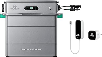 Zendure Balkonkraftwerk mit Speicher, SolarFlow 800 Pro mit 2640W Solar Eingang, 1000W AC-Laden, 800W Ausgang, KI-Energie Management System, 1,92 kWh LiFePO4 Akku, mit Smart Meter D0