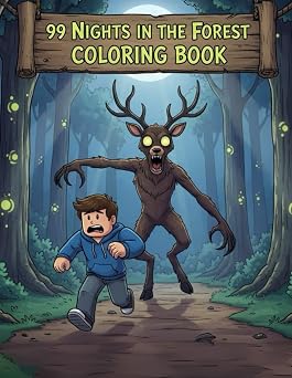 99 NIGHTS IN THE FOREST COLORING BOOK