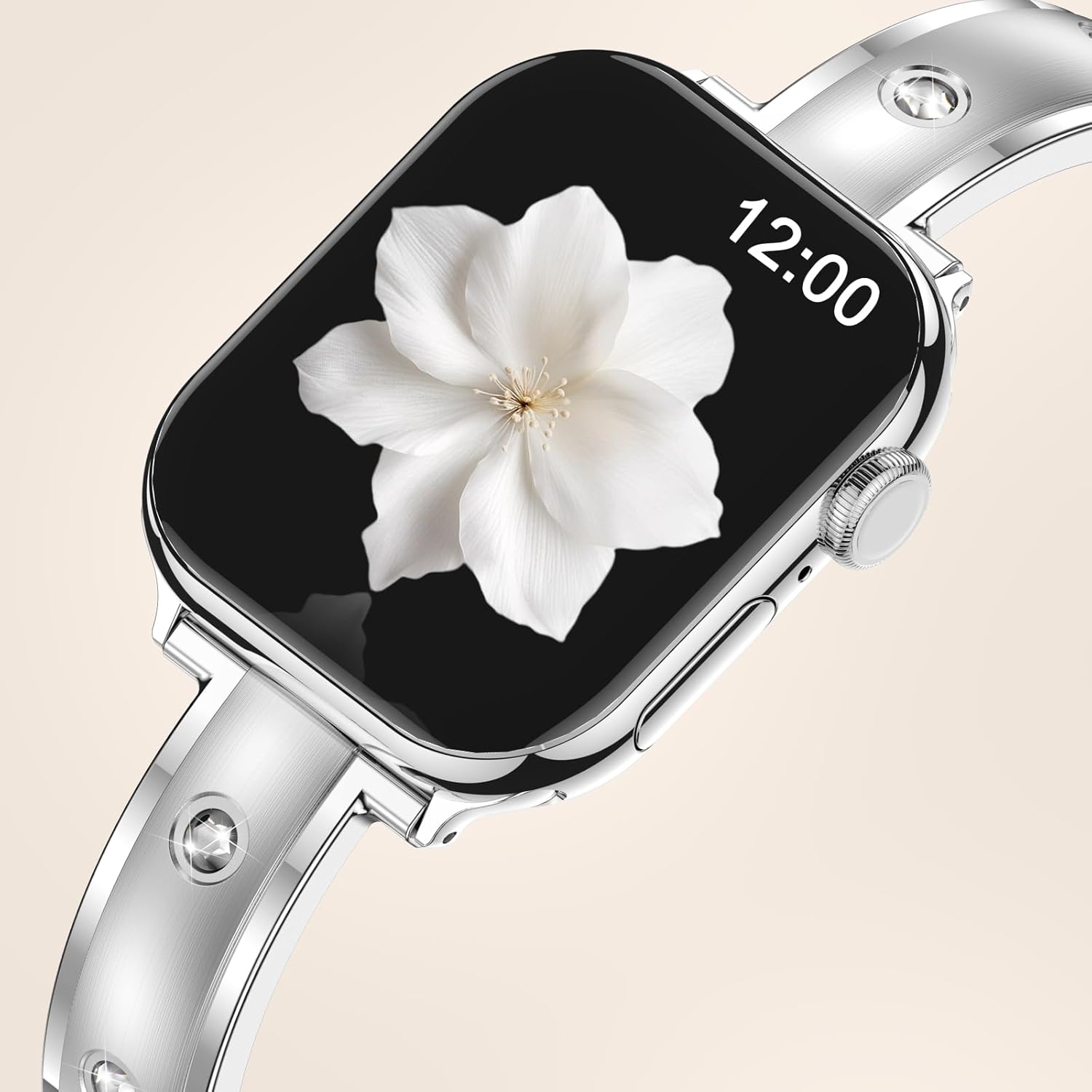 Narrow Metal Band Compatible with Apple Watch Bands 38mm 40mm 41mm 42mm 44mm 45mm 46mm 49mm (Series 11 10 9 8 7 6 5 4 3 2 1 SE Ultra), Dressy Thin Stainless Steel iWatch Bands for Women - Image 5