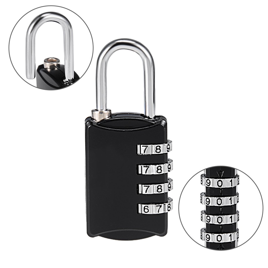 Sourcingmap Porte De Placard 12,7cm Long De Sécurité Cadenas Loquet