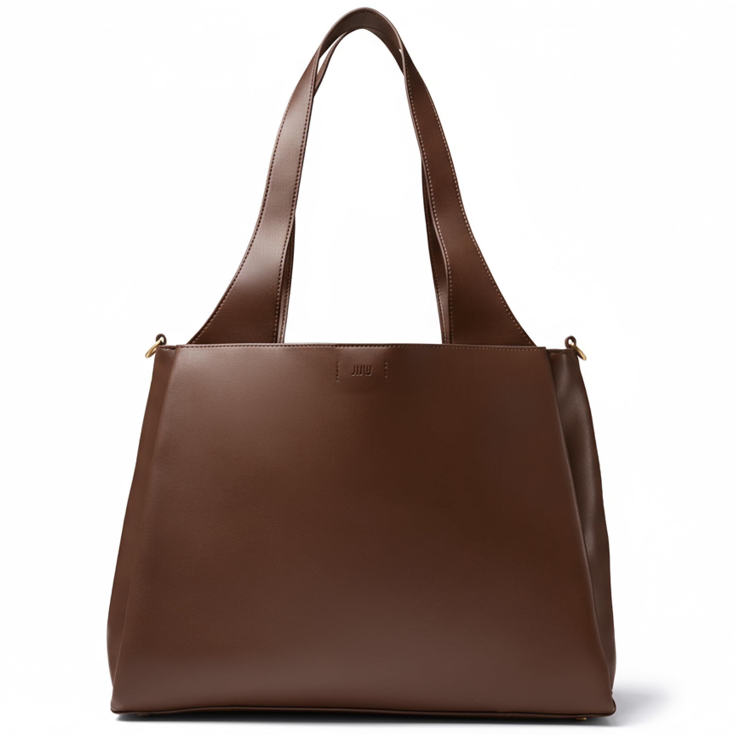 Juliette Soft Work Tote - Tote Bag for Women with Laptop Sleeve Detachable Crossbody Strap Pass-Through Band Drink