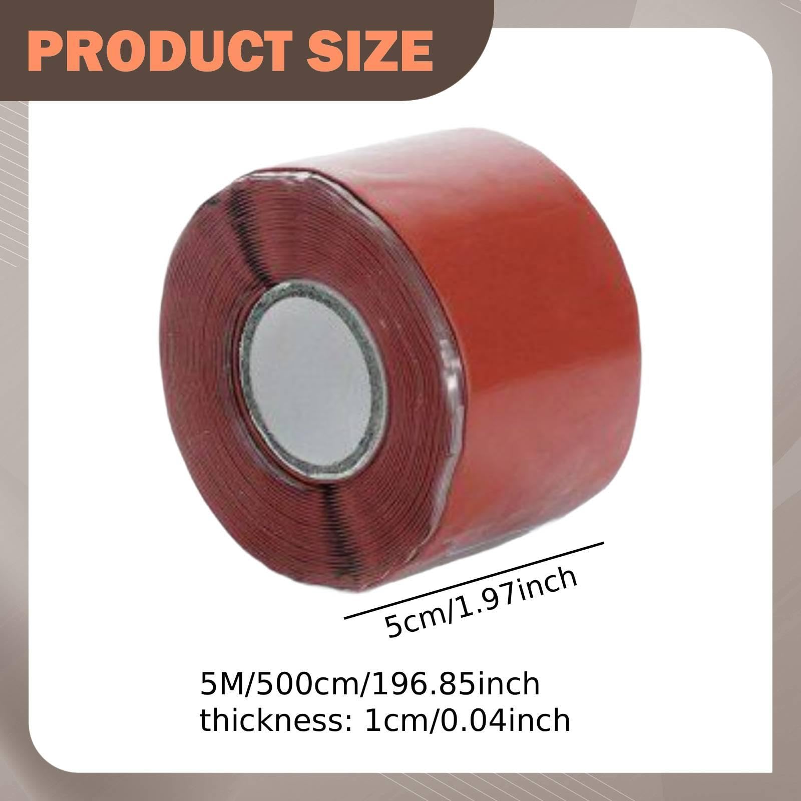 Nastro Antiscivolo per Pagaia Da Kayak, Accessori per Il Canottaggio, Nastro Antiscivolo Resistente Al Sudore, Protezione Dall'acqua per Fitness, Rosso