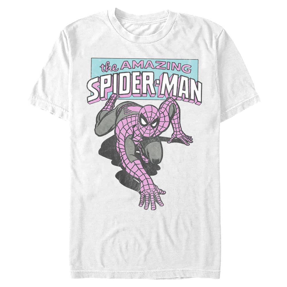 Marvel Comics Retro Classic Amazing Spidey Young Men's Short Sleeve Tee Shirt