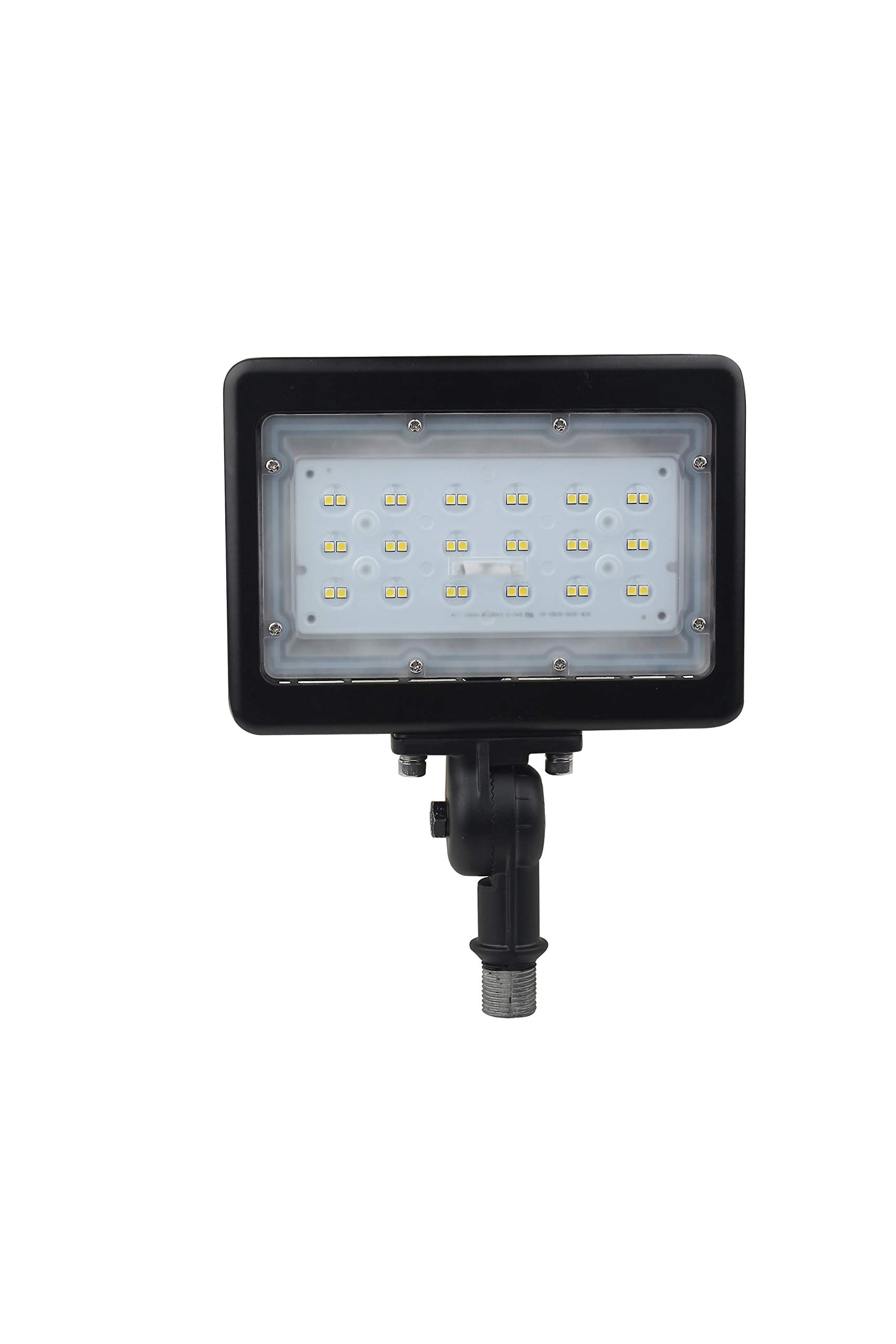 LED 30 Watt Flood Light 5000K Knuckle Mount Factory Floor, Libraries, Square, Park, Supermarkets, Railway Stations, Advertising Lighting (Bronze)