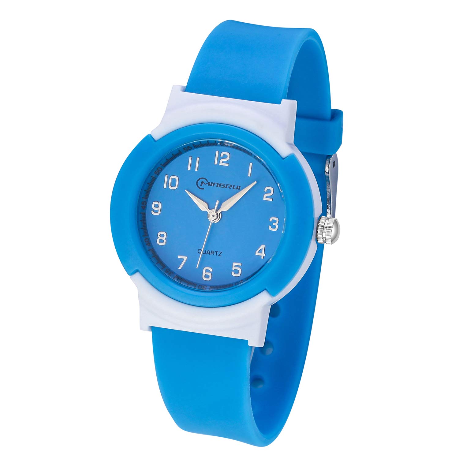 Kids Analog Watch for Girls Boys Waterproof Learning Time Wrist Watch Easy to Read Time Wrist Watches for Kids