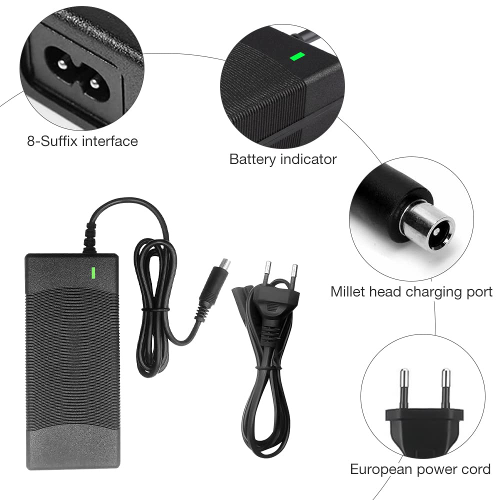 Ładowarka do hulajnogi elektrycznej Xiaomi, ładowarka do skutera elektrycznego, ładowarka do hulajnogi elektrycznej, ładowarka zasilacza do Xiaomi M365 et Ninebot ES1, ES2, ES3, ES4, E22, E25