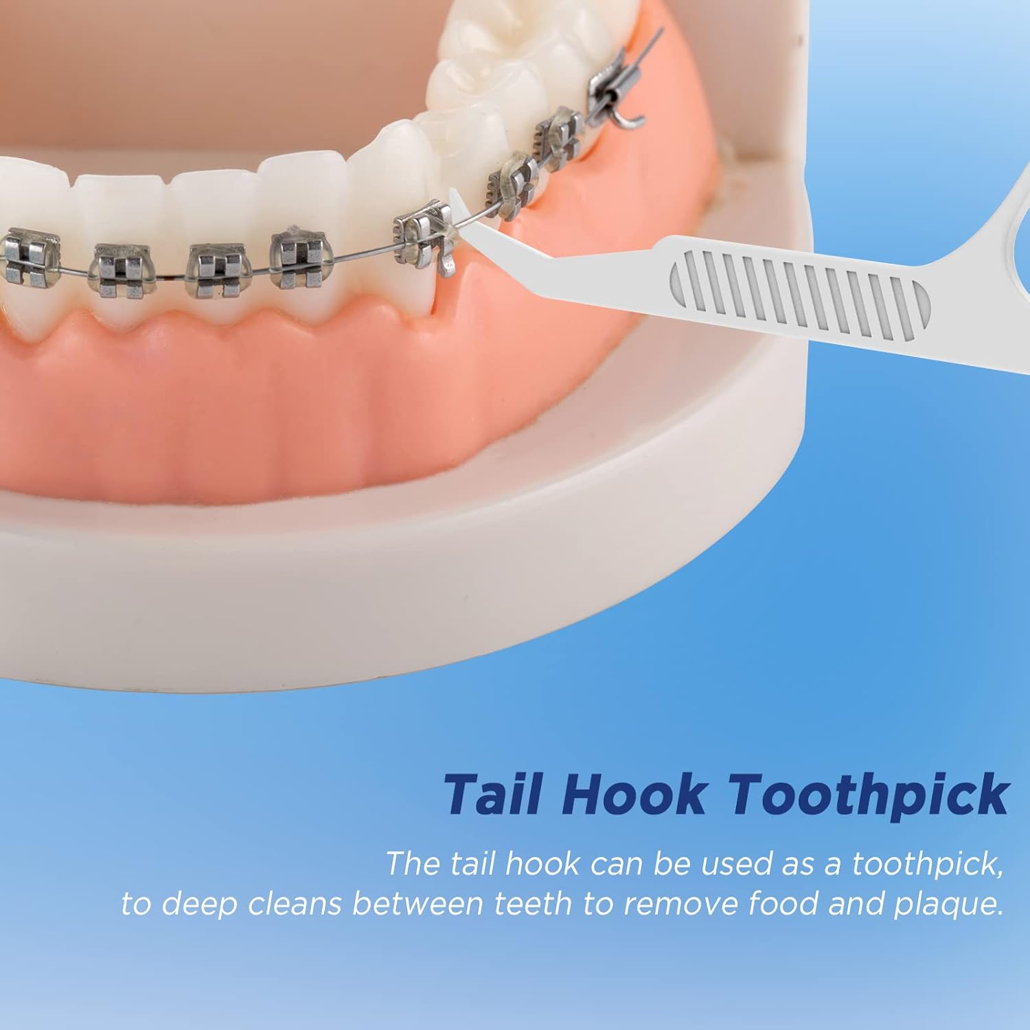 Indivily Wrapped dontic Flossers for Braces -