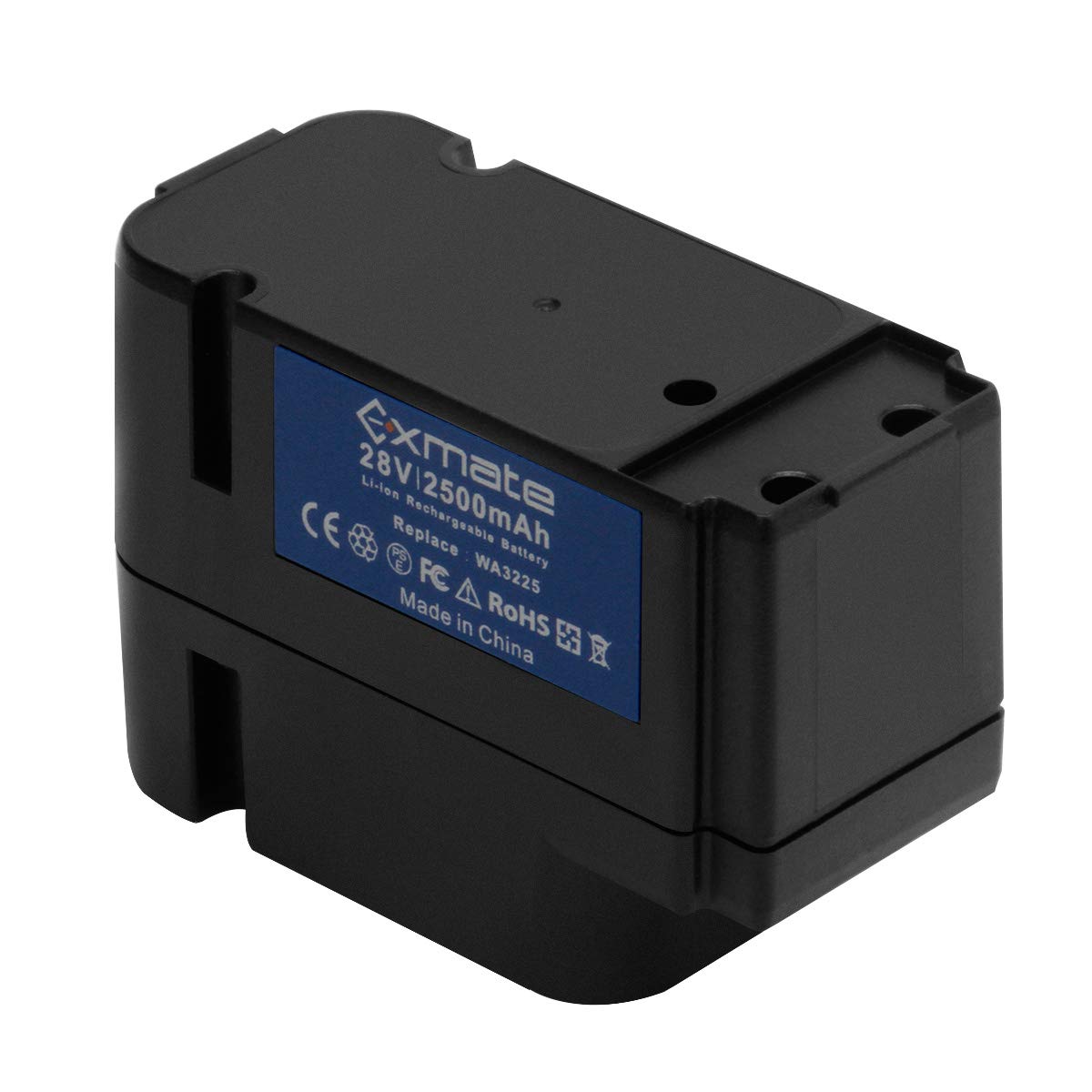 Exmate 28V 2.5Ah Batteria per Robot Prato Landroid M800 WG790E.1 Sostituisce WA3225 WA3565