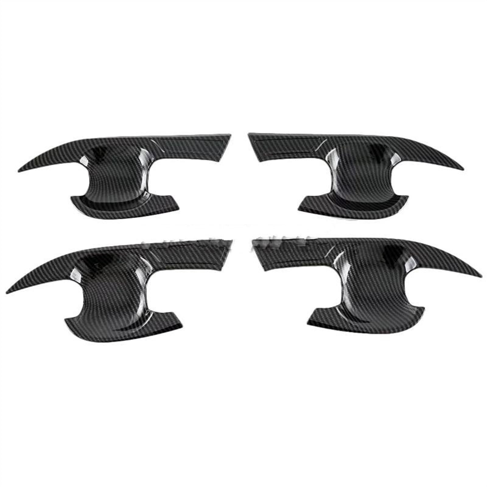 Slimes C Door Handle Overs 4 Pieces Ar Electri Plate Exterior Over For Toyota Bz4x 2022 2023 Protection(C)