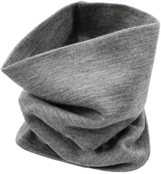 Hgvcfcv Wool Thermal Neck Gaiter Women Men Wool Neckchief Tube Headbands Outdoor Layer Ring Collar Muffler