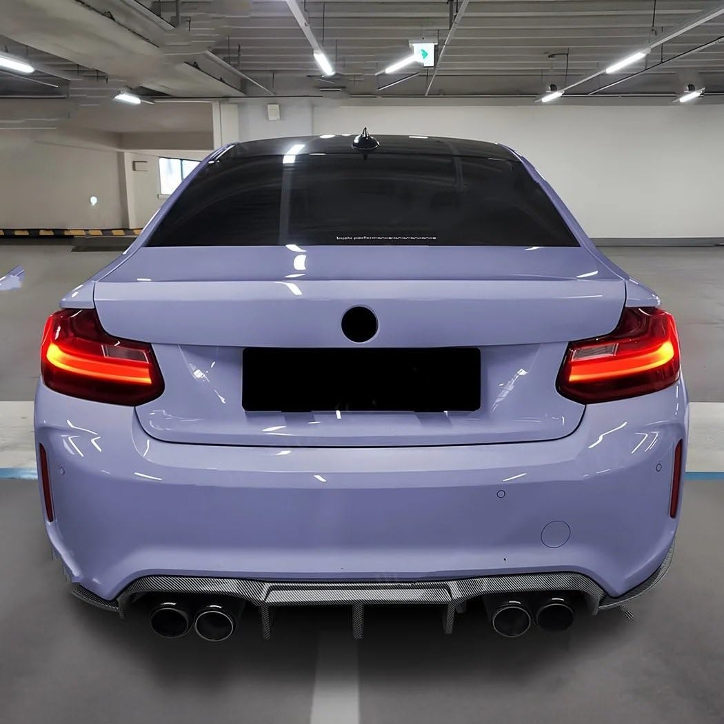 Uniwersalny spoiler Do BMW M2 F87 Diffuser Splitter Lip | 2016-2021 Tylny Spojler aerodynamiczny do motocykla