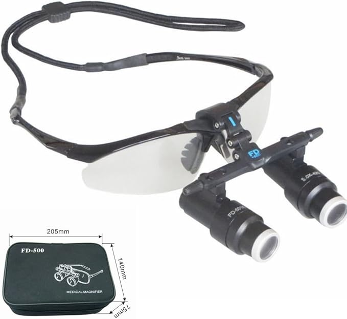 MikeDental Magnifying Glasses Medical Loupes Surgical Binocular Loupes