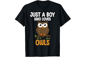 Owl Boy T-Shirt: A Hoot for Owl Lovers!