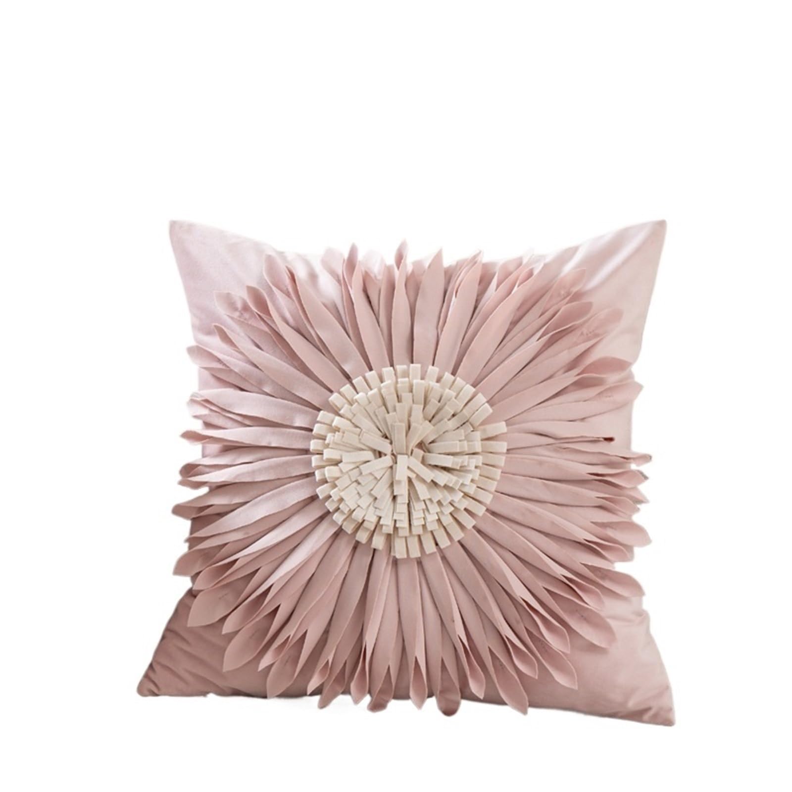 LCKKJHG Daisy Design Cushion Cover 45x45cm Room Decor Sunflower Throw Pillow Bedroom Living Pillowcase(Pink)
