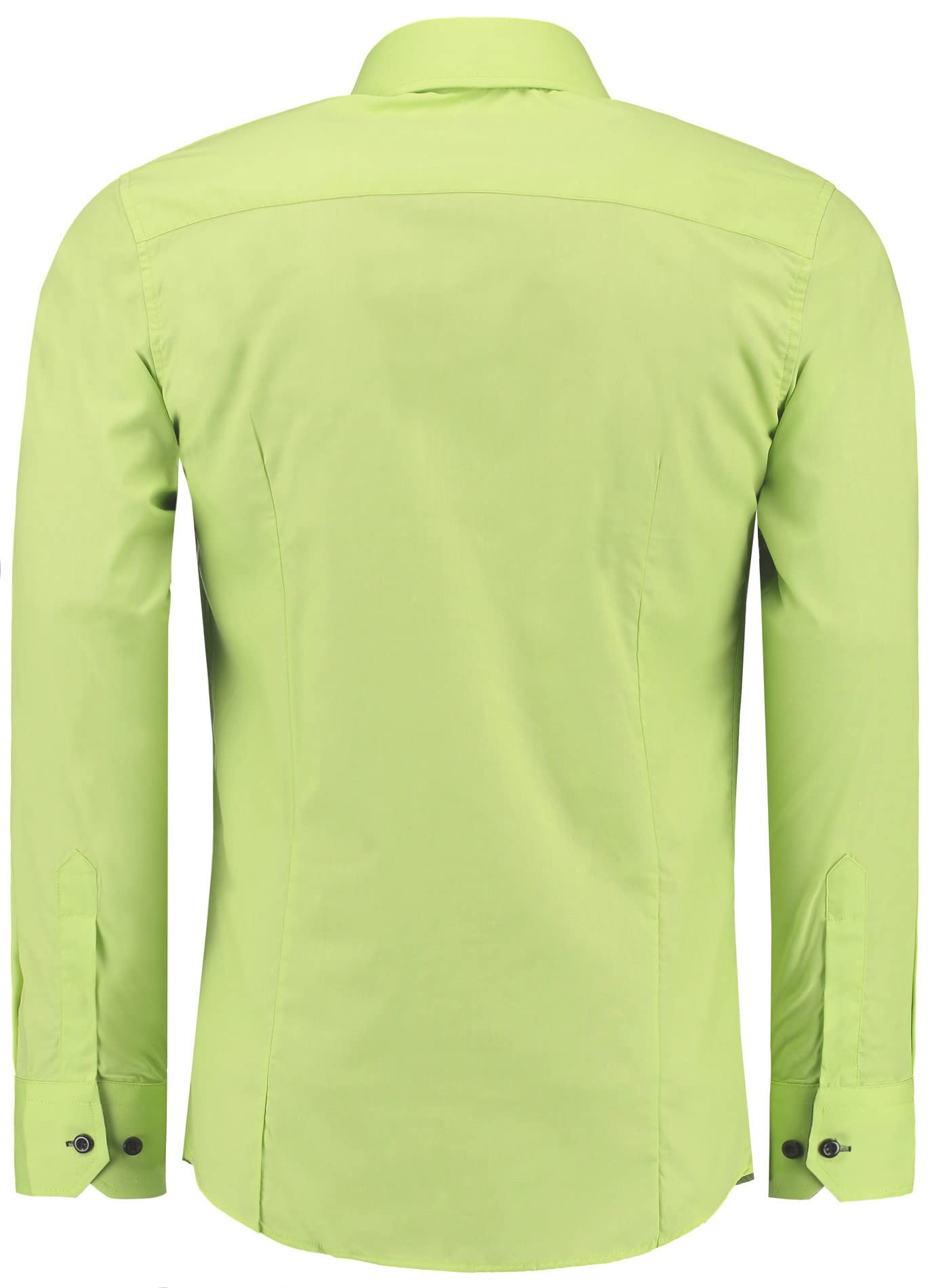 J'S FASHION Camicia da Uomo a Maniche Lunghe, Slim Fit, Facile da Stirare, Taglie UE: dalla S alla 6XL