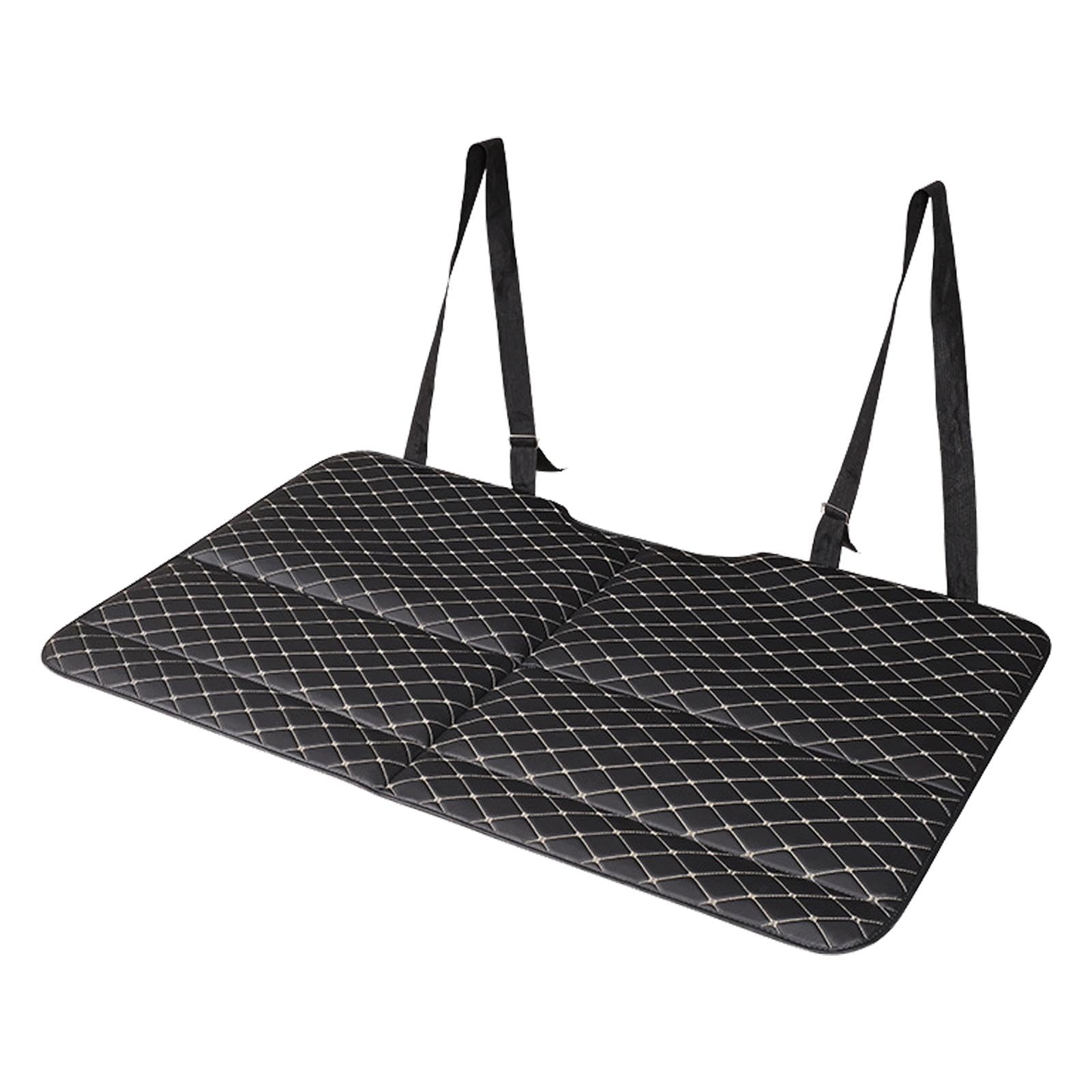 Coussin de repos automatique pliable et matelas de cabine arrière de voiture noir