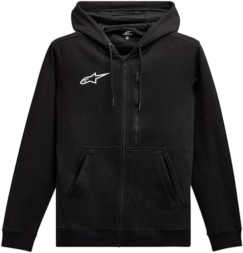 Alpinestars Sudadera con capucha Asym Zip (GRANDE) (NEGRO)