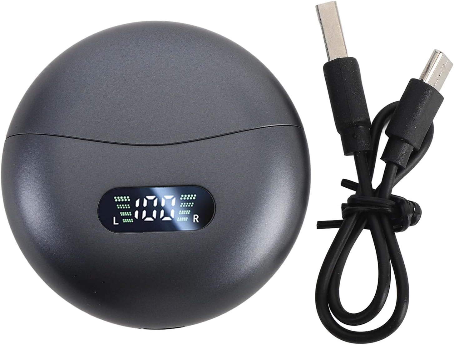 Sorandy Language Translation Earbuds, Real Time 144 Languages & Accents Translator Earbuds, Includes One Year Freely Subscription, Ideal for Business, Learning, Meetings, Travel (Iron Gray)