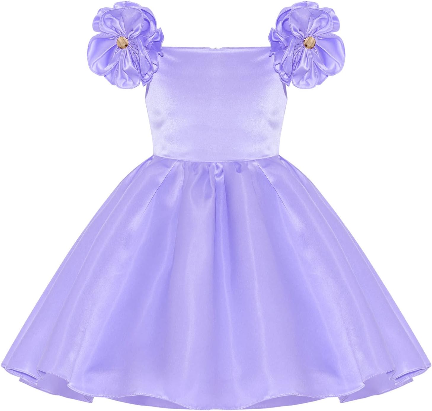 Sywiyi Baby Girls Flower Dresses Ball Gown Baptism Christening Dress Birthday Party Dresses
