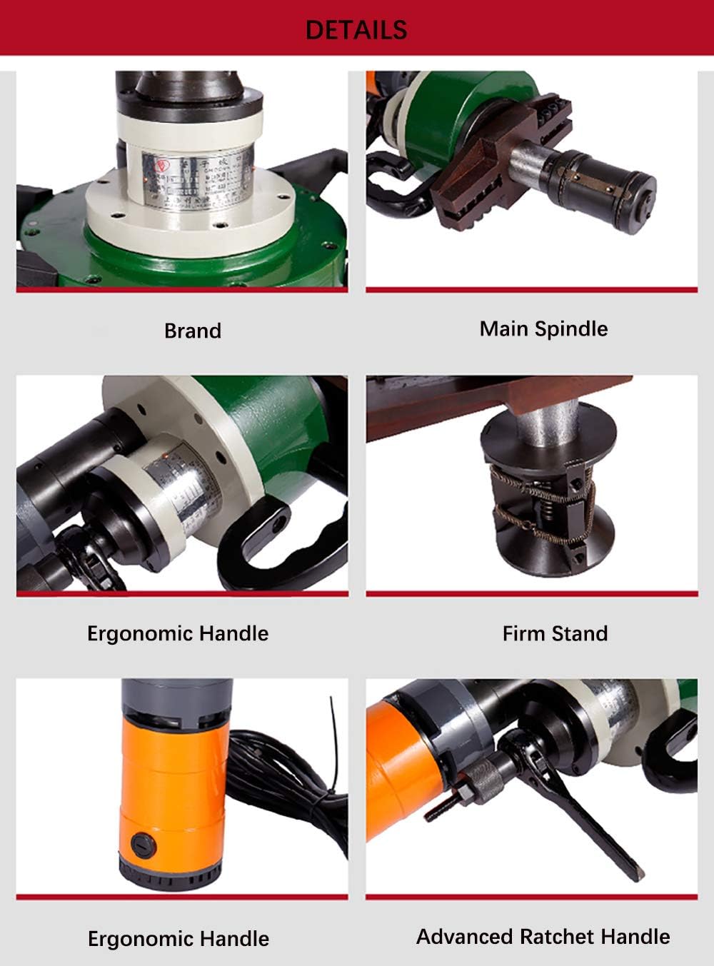 Huanyu Electric Beveling Machine 28-76mm Hand-held Inner Expansion Grooving Tool| ISY-80B