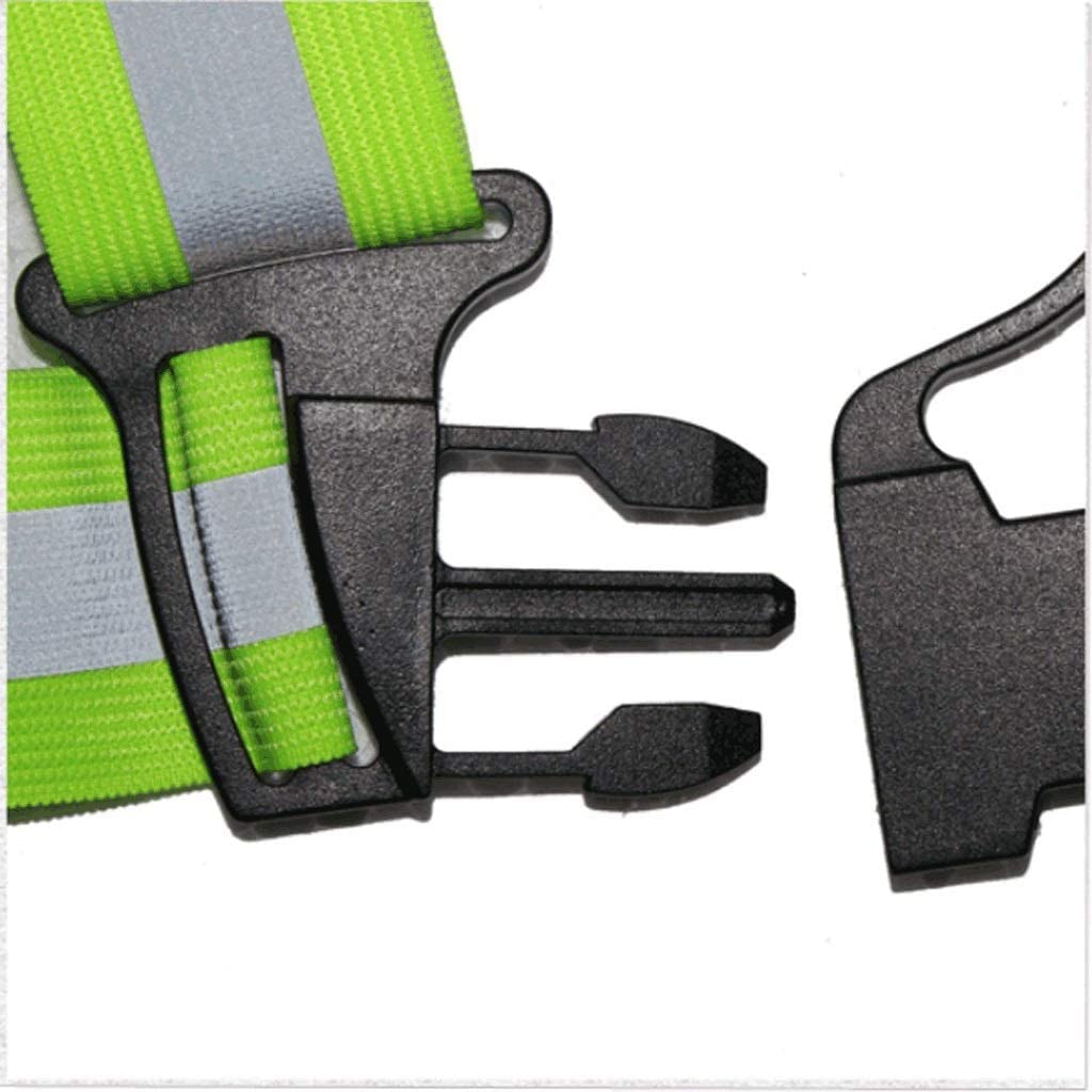 Vêtements Réfléchissants Gilet Réfléchissant De Nuit, for Le Vélo, La Course, Marche Extérieure, Taille Réglable Haute Visibilité(C)
