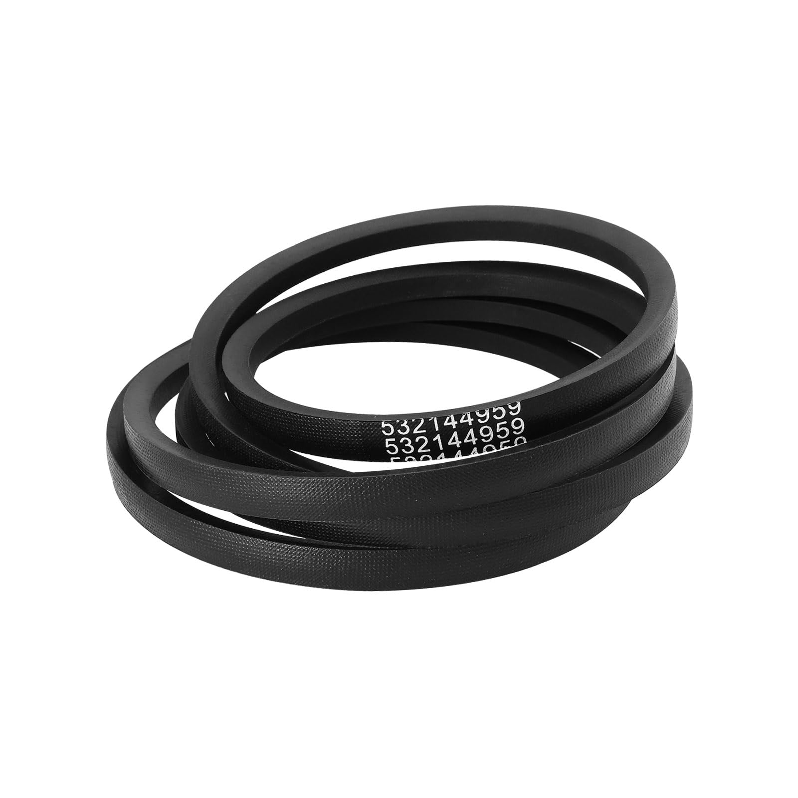 eMagTech 1PC Deck Drive Belt Mower Deck Belt Replacement 144959 532144959 Compatible with Sears Compatible with POULAN Compatible with Rally 95x93x1/2 Inch Black