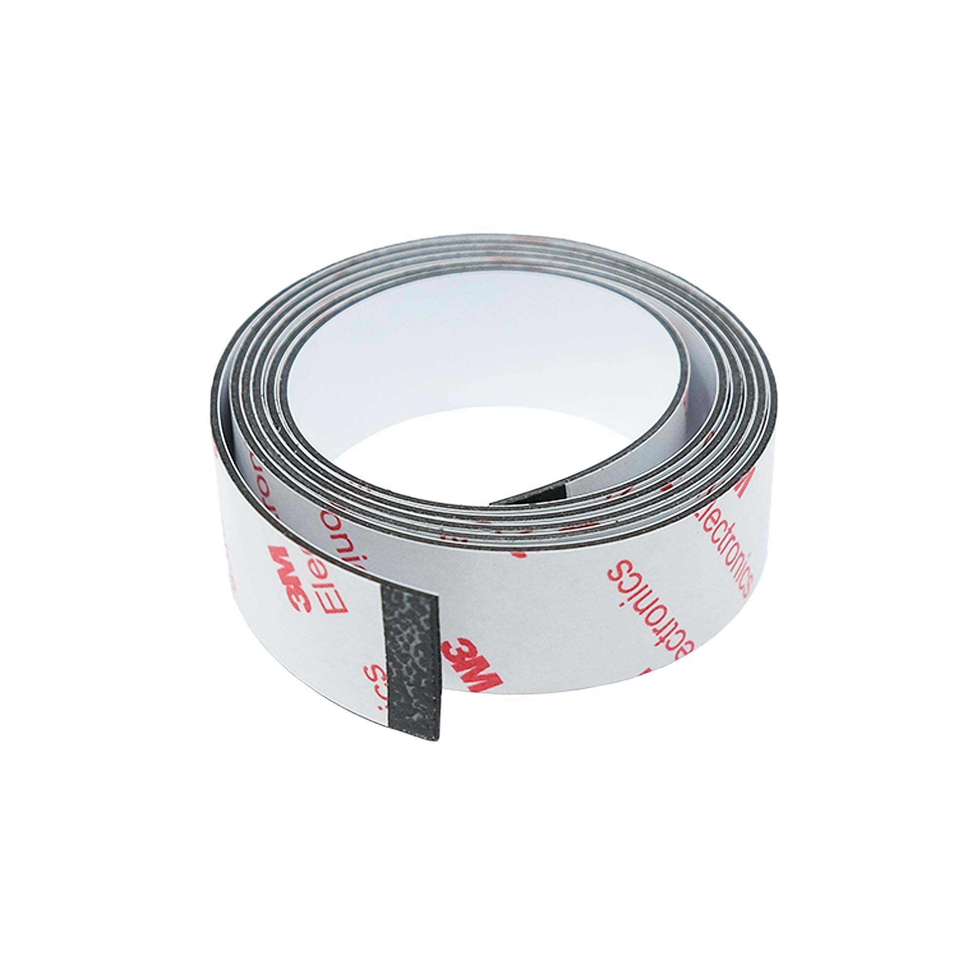 FerroFlex® 20mm Wide Ferrous Strip - 3M Self Adhesive & Gloss White (1 Metre Length)