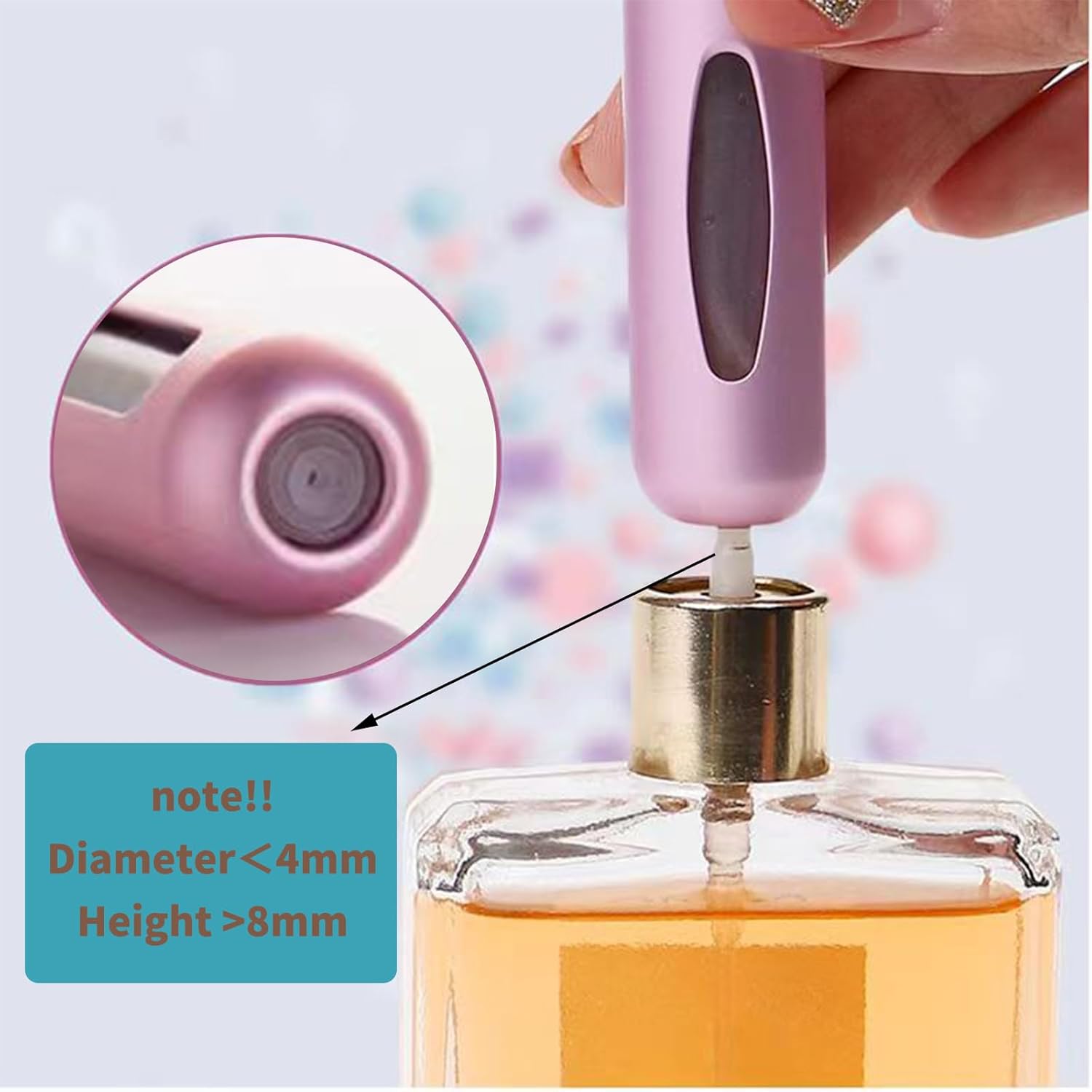 13pcs 5ml/0.2oz Refillable Cosmetic Spray Bottles ，5 Ml Portable Perfume Spray Bottle set, 5mL Spray Bottle Multi-Pack For Women Outdoor And Traveling