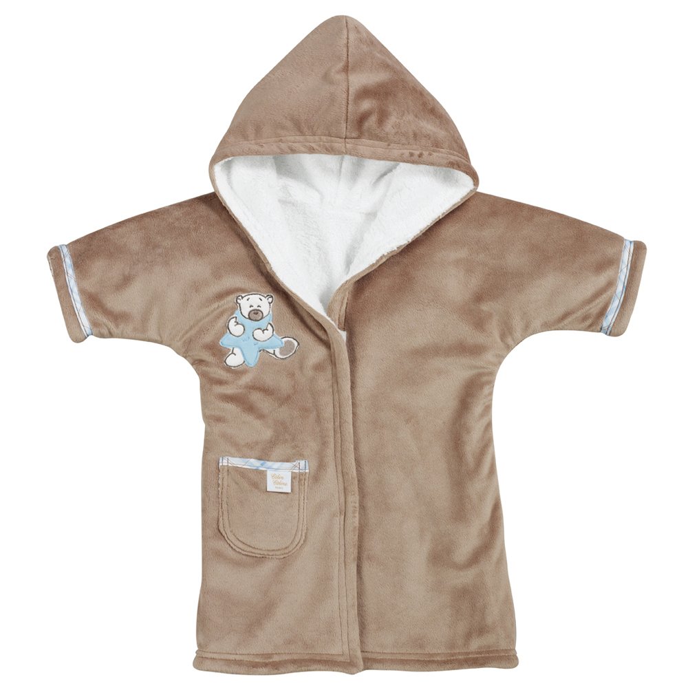 Peignoir Tom Chocolat et Bleu2 ans