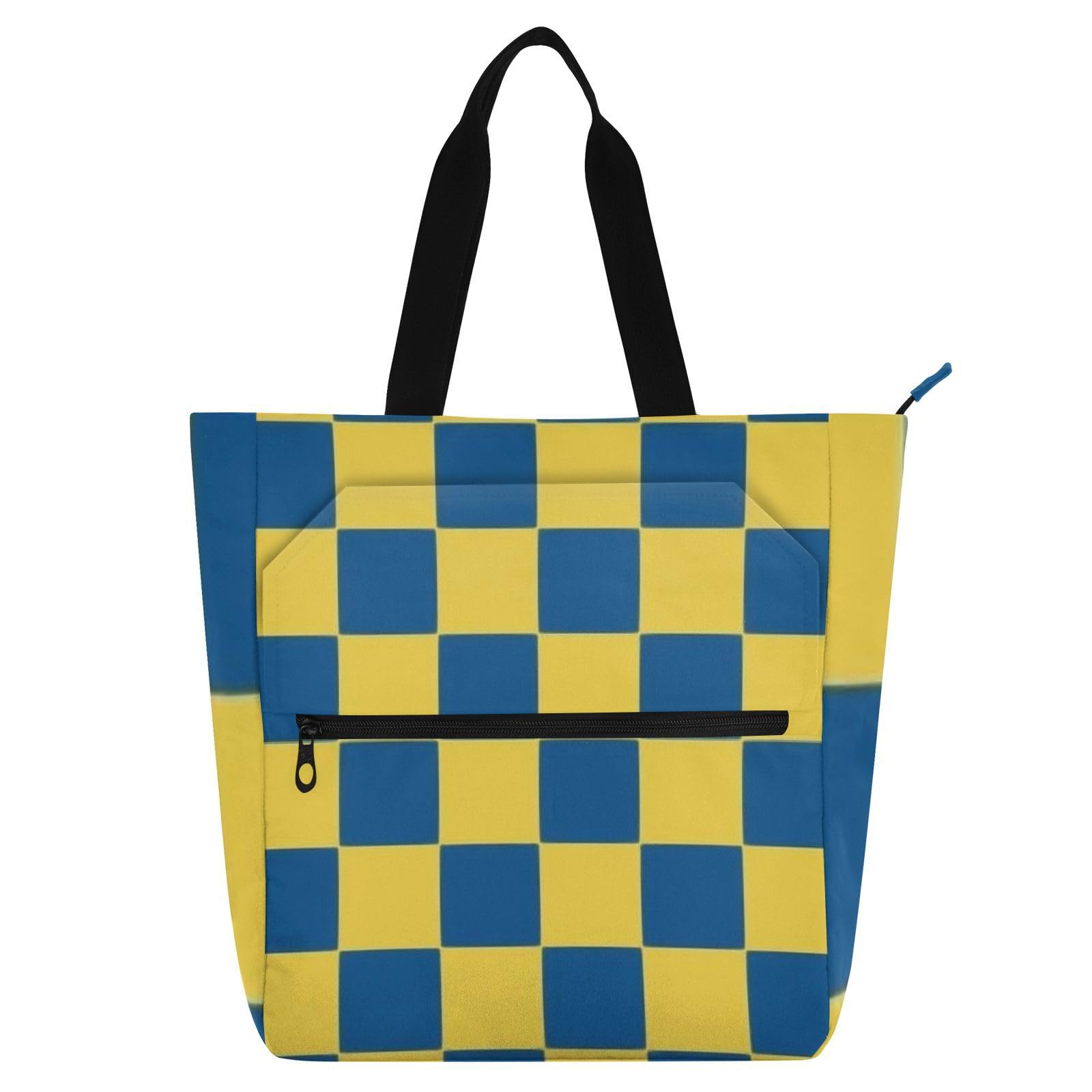 Bolsas de mano para niños con diseño de tablero resistente y reutilizable 8